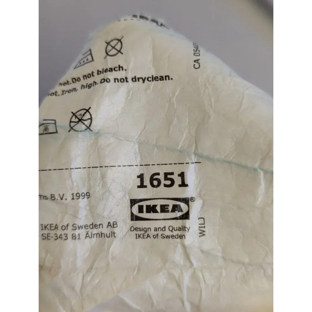 IKEA Mossflox Geometric Standard Pillowcase